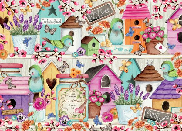 Birdshouse Birdies 1000 Piece Puzzle - Ceaco