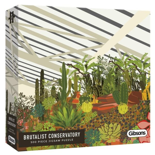Brutalist Conservatory 500 Piece Puzzle - Gibsons