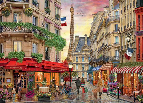 David Maclean Cities - Paris 1000 Piece Jigsaw Puzzle - Ceaco