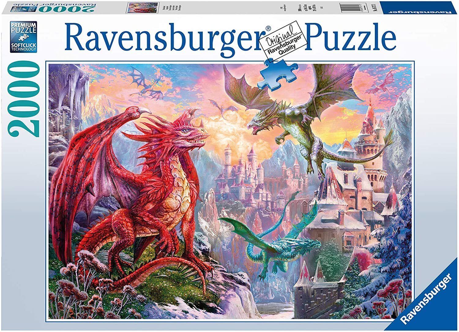 Dragon Land 2000 Piece Puzzle - Ravensburger