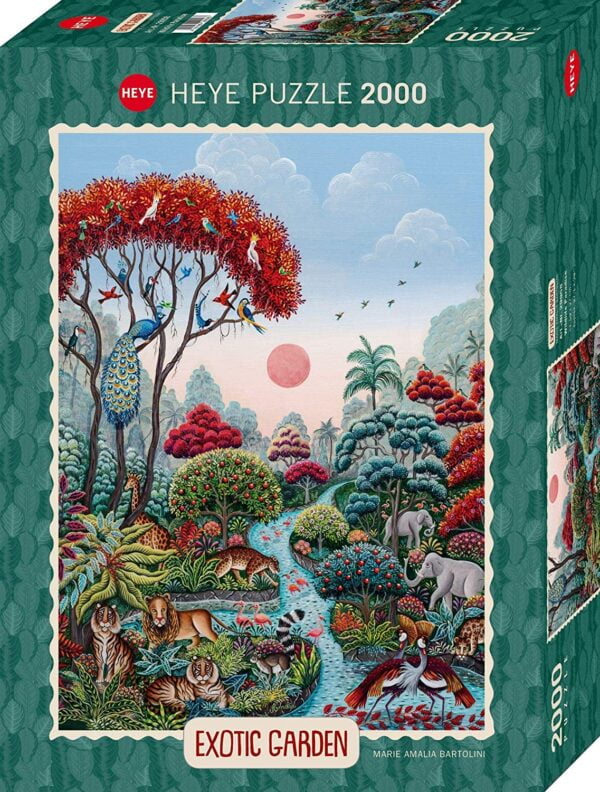 Exotic Garden Wildlife 2000 Piece Puzzle - Heye