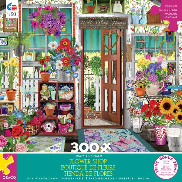 Flower Shop 300 Larger Piece Puzzle - Ceaco