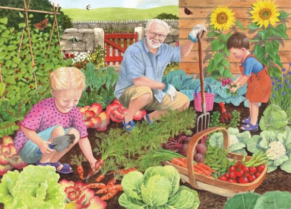 Grandchildren Make Life Grand - Harvest Time 1000 Piece Puzzel - Holdson