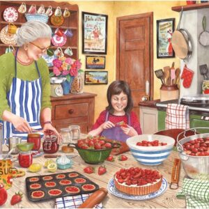 Grandchildren Make Life Grand - Strawberry Jam 1000 Piece Puzzle Holdson