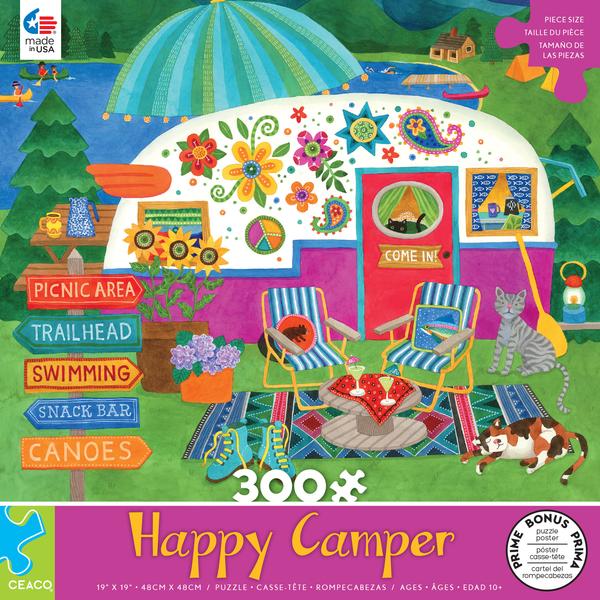 Happy Camper - lake Camper 300 Larger Piece Puzzle - Ceaco