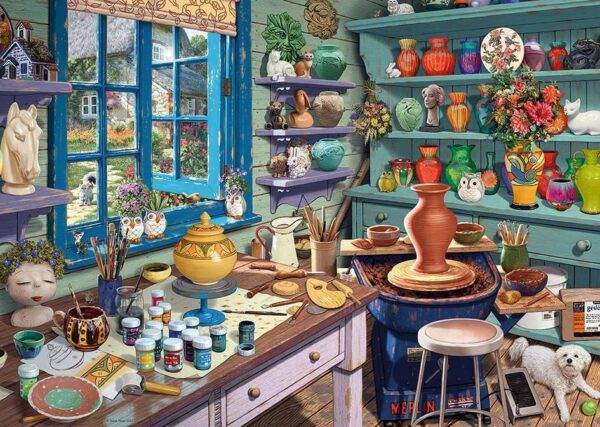 My Haven No 3 The Pottery Shed 1000 Piece Puzzle - Ravensburger