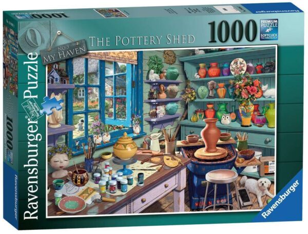 My Haven no 3 The Pottery Shed 1000 Piece Puzzle - Ravensburger