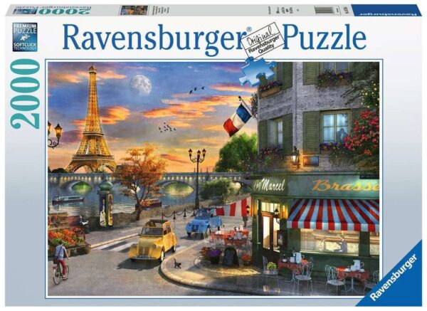 Paris Sunset 2000 Piece Puzzle - Ravensburger