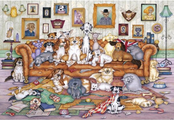 The Barker Scratchits 500 Piece Puzzle - Gibsons