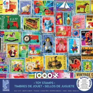 Toy Stamps 1000 Piece Puzzle - Ceaco