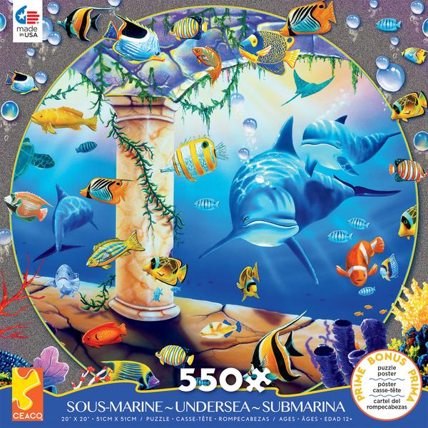Under Sea - Hanging Gardens 550 Piece Puzzle - Ceaco