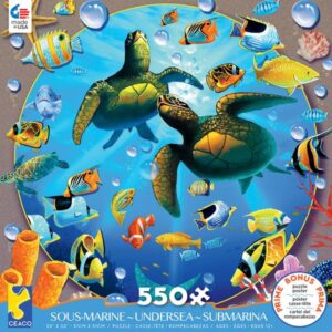 Undersea - Honu Paradise 550 Piece Puzzle - Ceaco