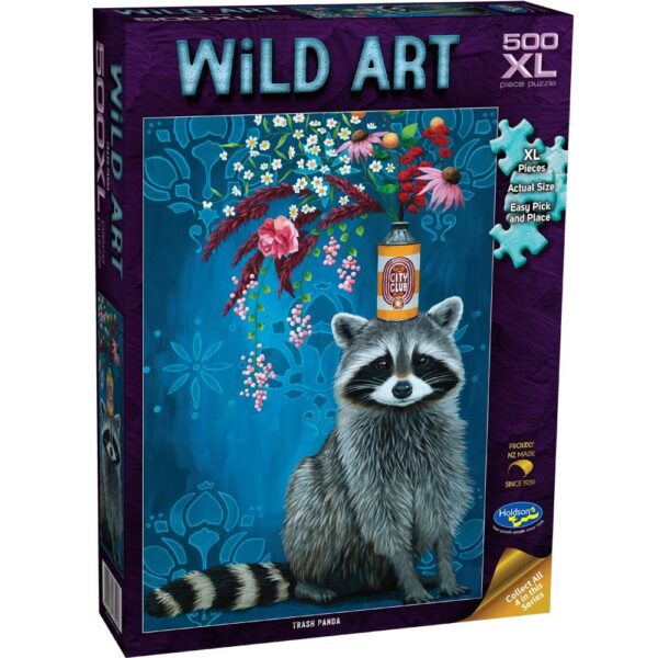 Wild Art - Trash Panda 500 XL Piece Puzzle - Holdson