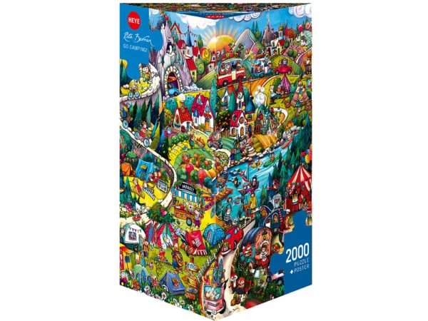 Berman - Go Camping 2000 Piece Puzzle - Heye
