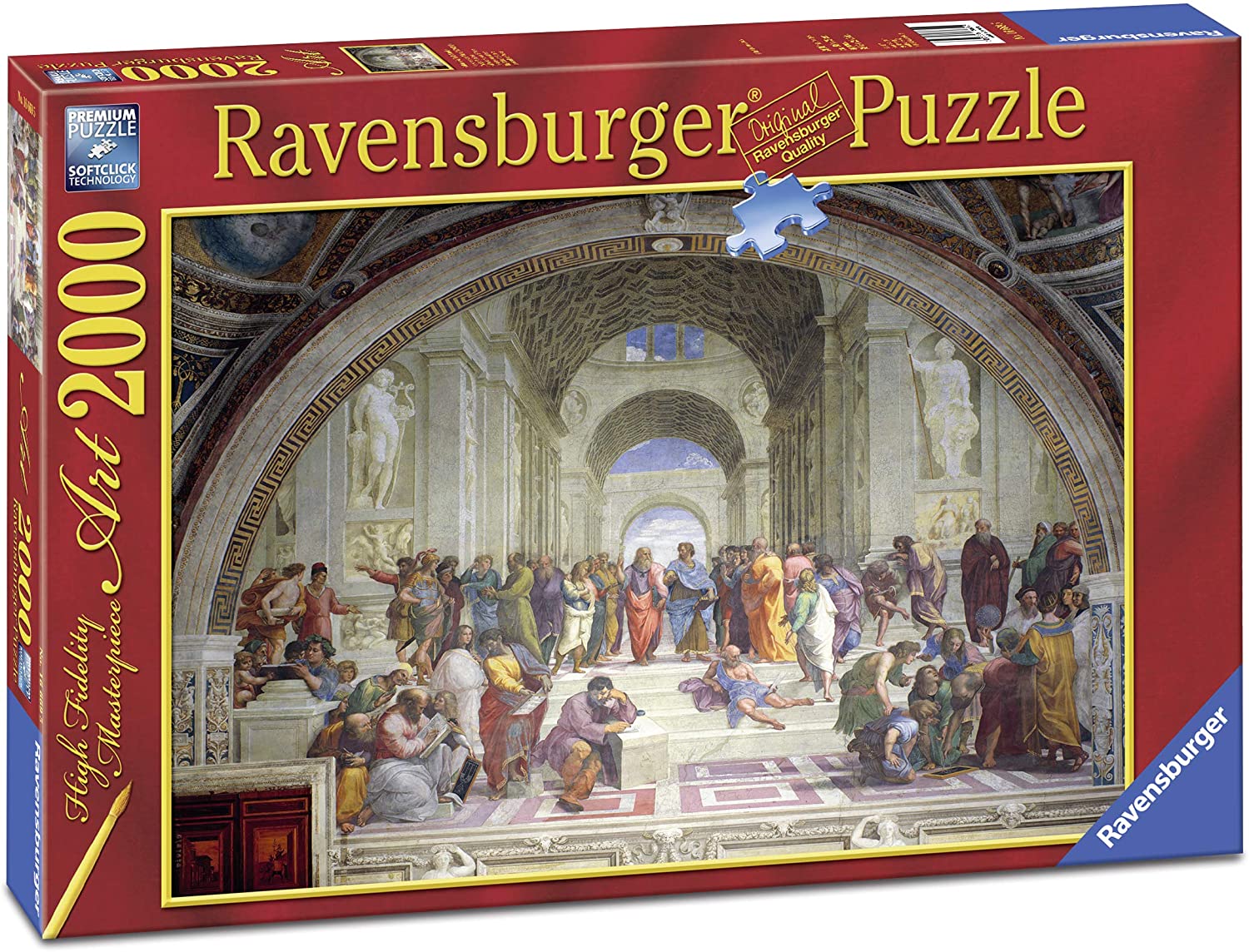 Raffaello The School of Athens 2000 Piece Puzzle - Ravensburger