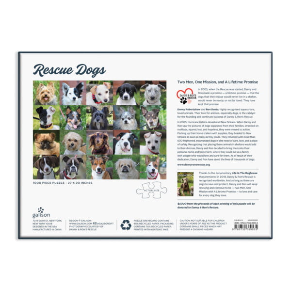 Rescue Dogs 1000 Piece Puzzle - Galison