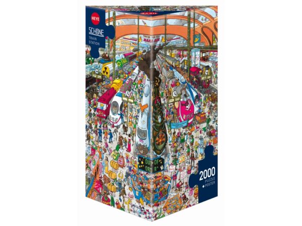 Schone Train Station 2000 Piece Puzzle - Heye
