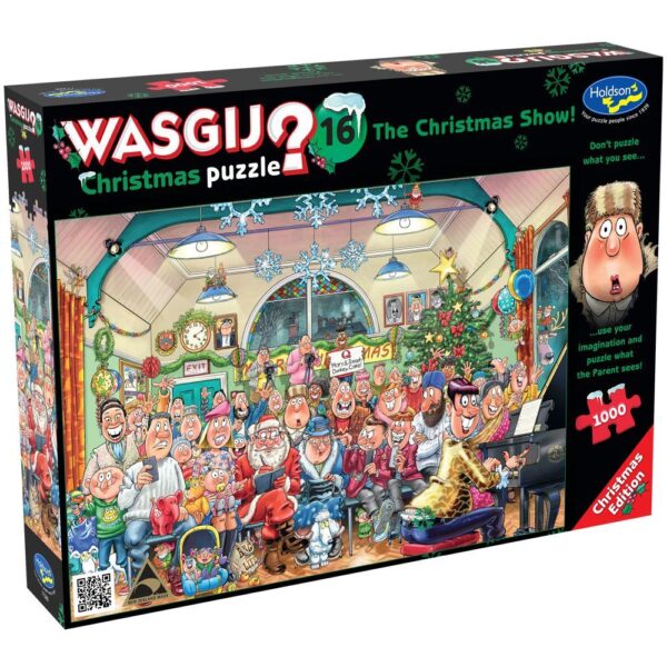 Wasgij Christmas 16 - The Christmas Show 1000 Piece Puzzle - Holdson