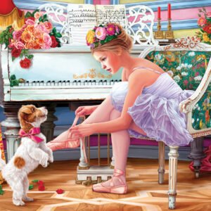 Ballerina and her Puppy 1000 Piece Puzzle - Anatolian