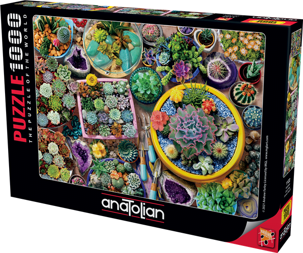 Cacti Pots 1000 Piece Puzzle - Anatolian