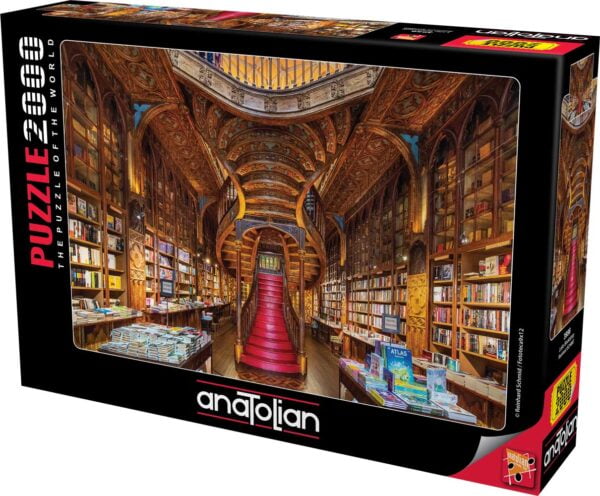 Lello Bookshop 2000 Piece Puzzle - Anatolian