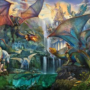 WT Magic Forest Dragons 9000 Piece Puzzle - Ravensburger