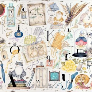 Ravensburger - Crazy Cats Alphabet 500 Piece Puzzle