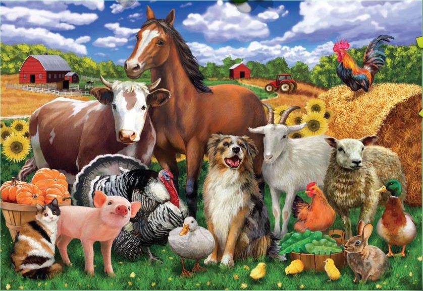 Holdson Gallery 8 - Farm Friends 300 XL Piece Jigsaw Puzzle