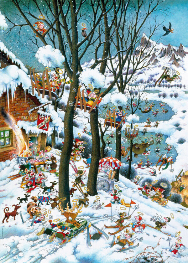 Paradise - In Winter 1000 Piece Puzzle - Heye