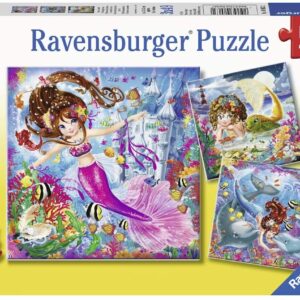 Ravensburger - Charming Mermaids 3 x 49 Piece Puzzle