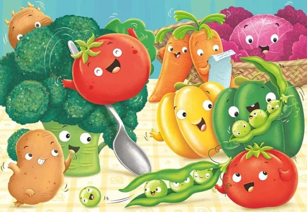 Ravensburger - Fruit and Veggie Fun 2 X 24 Piece Puzzle - Image 3