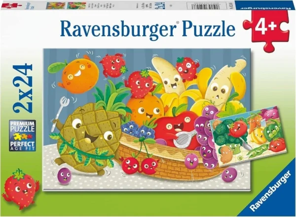 Ravensburger - Fruit and Veggie Fun 2 X 24 Piece Puzzle
