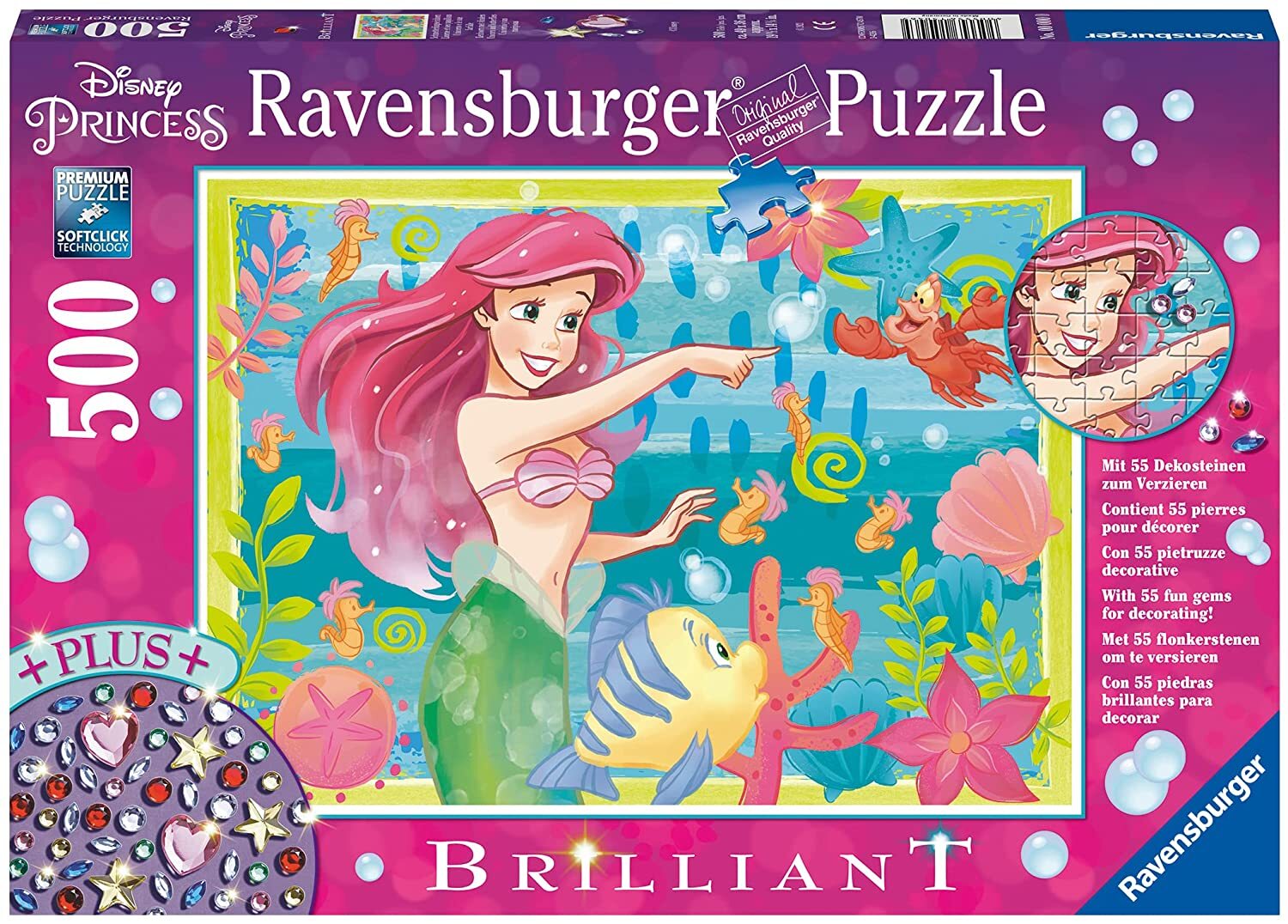 Clementoni Rainbow High Brilliant Effect 104 Piece Jigsaw Puzzle