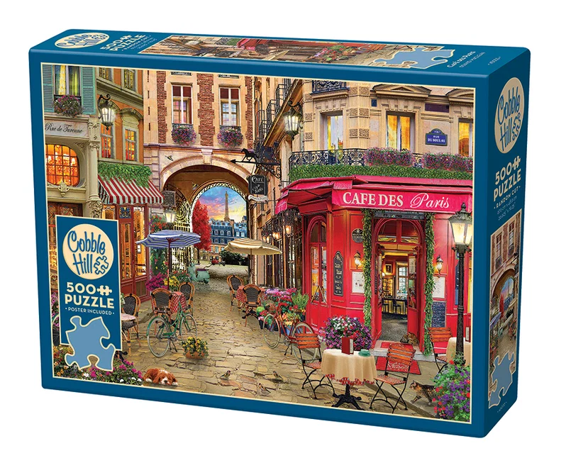 Cobble Hill - Cafe des Paris 500 Piece Puzzle - Image 2