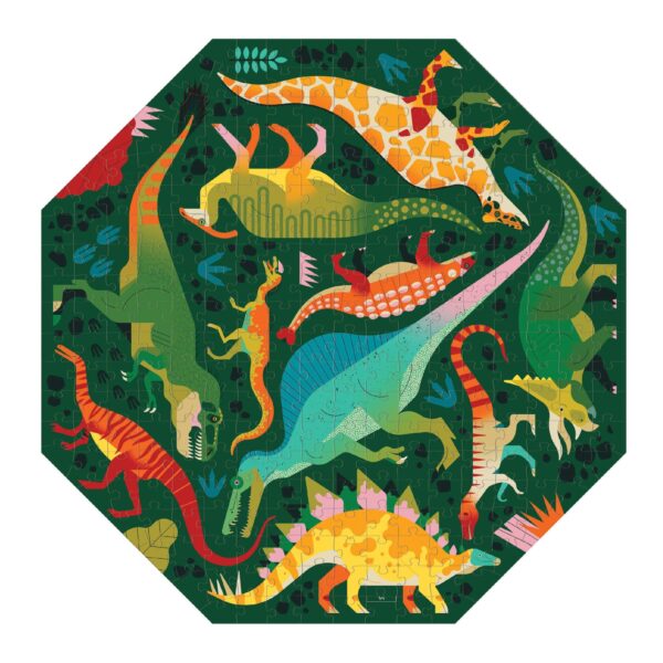 Octagon Puzzle - Dinosaurs
