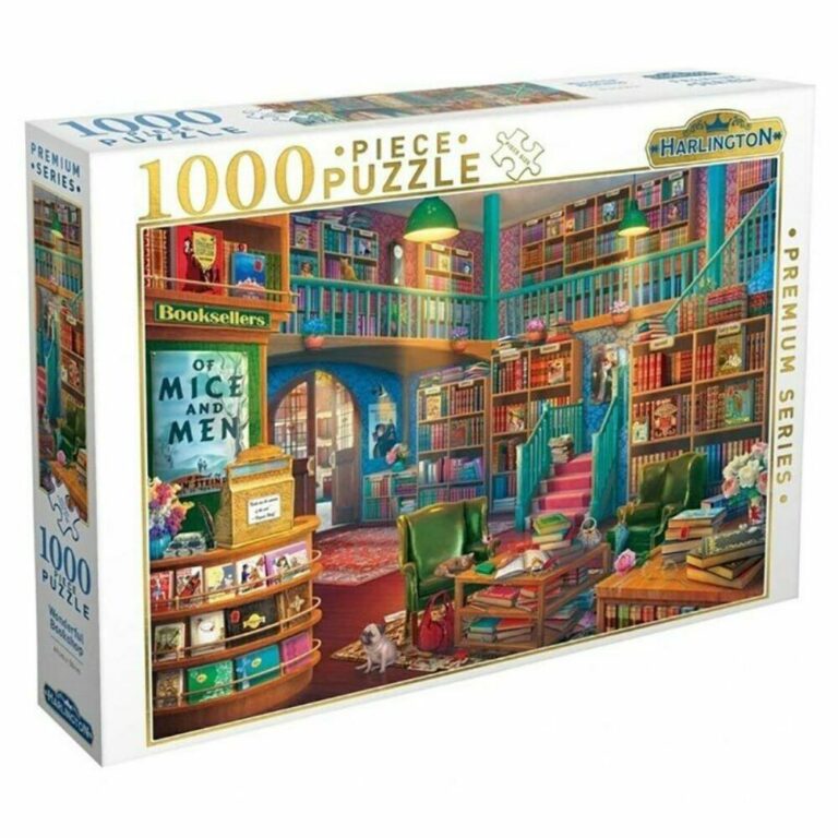 Harlington Wonderful Bookshop 1000 Piece Jigsaw Puzzle