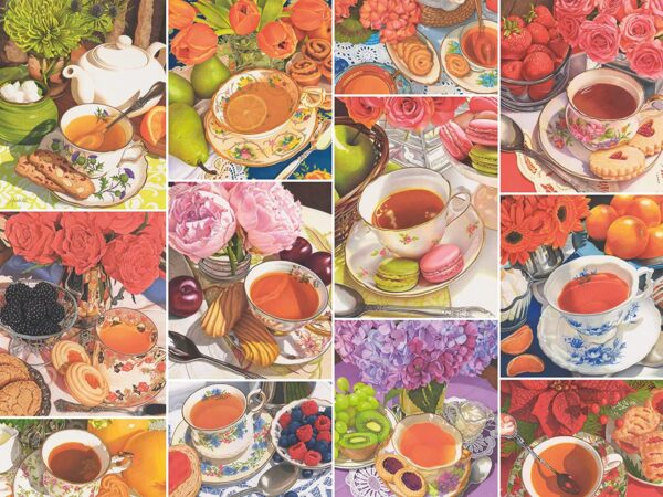 Teatime 750 Piece Large Format Jigsaw Puzzle