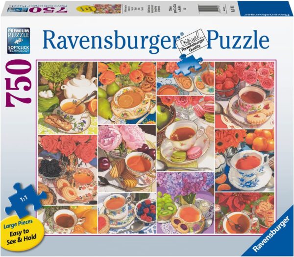 Teatime 750 Piece Large Format Jigsaw Puzzle