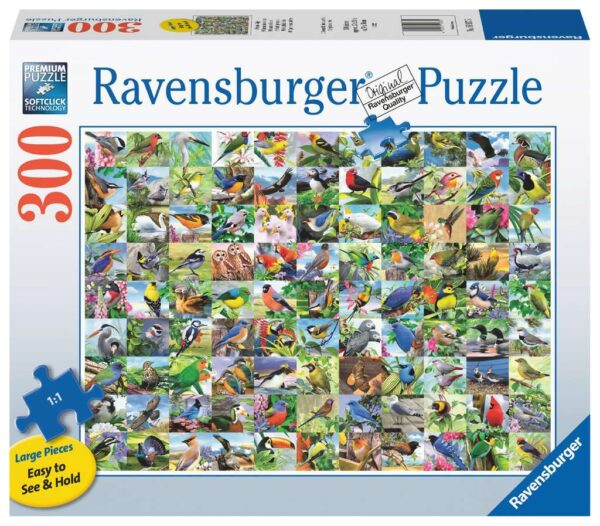 Ravensburger 99 Delightful Birds 300 Large Piece Puzzle