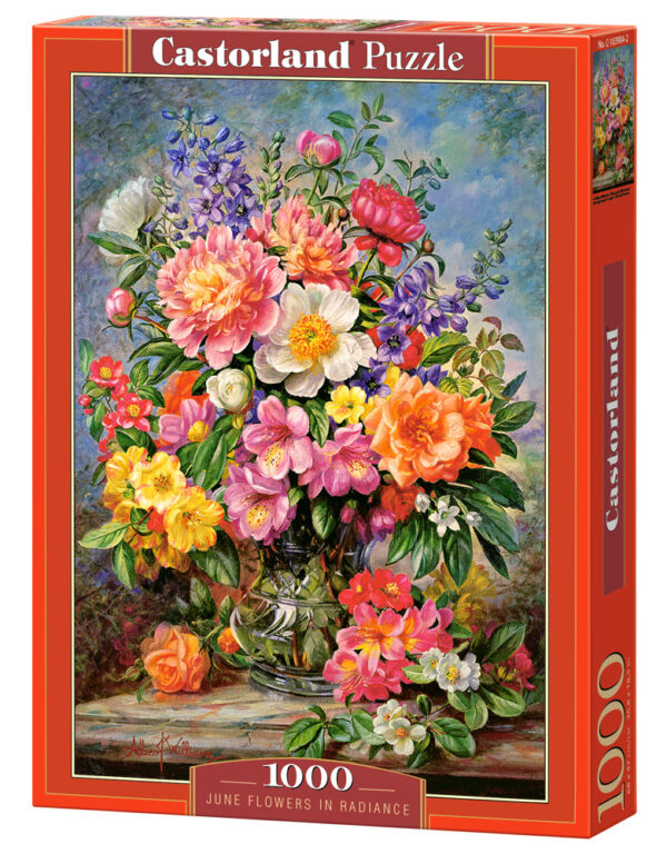 June Flowers in Radiance 1000 Piece Puzzle