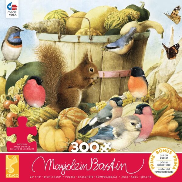Marjolein Bastin Squirrel Oversized 300 Piece Puzzle