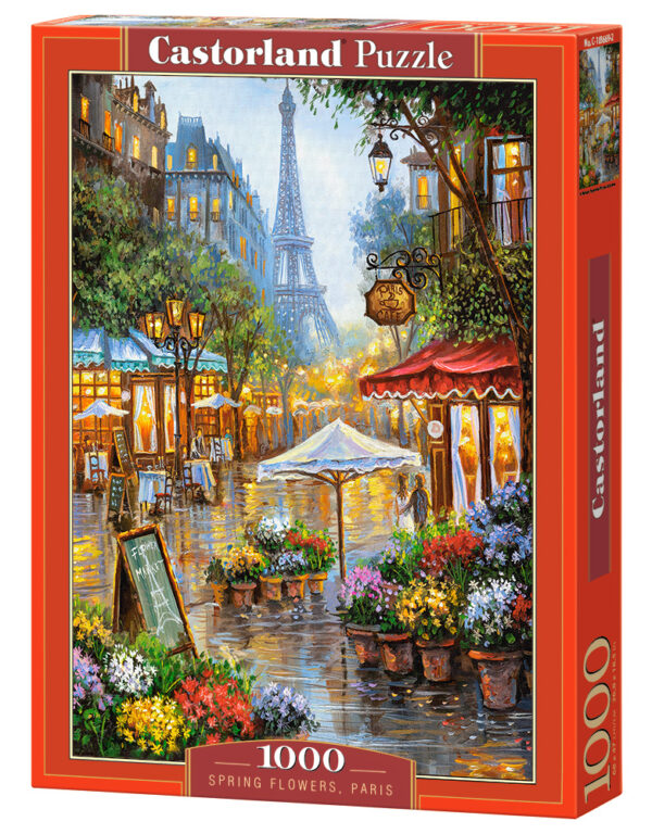 Spring Flowers, Paris 1000 Piece Puzzle