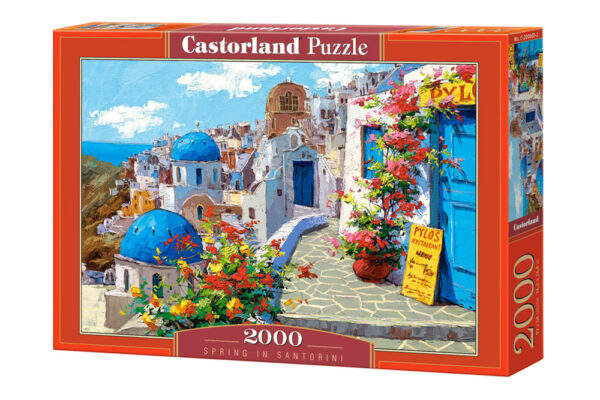 Spring in Santorini 2000 Piece Puzzle