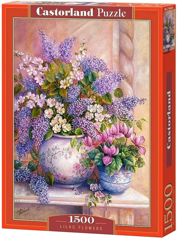 Lilac Flowers 1500 Piece Puzzle