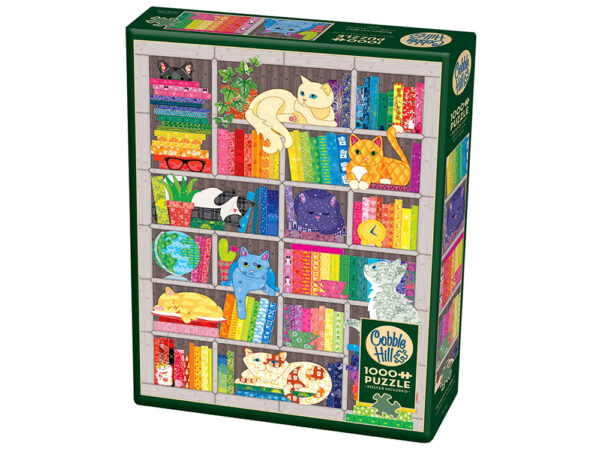 Rainbow Cat Quilt 1000 Piece Puzzle