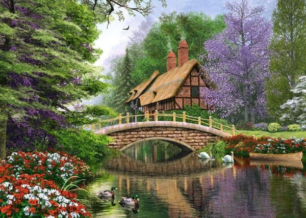 Castorland - River Cottage 1000 Piece Puzzle