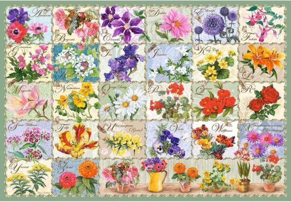 Vintage Floral 1000 Piece Puzzle