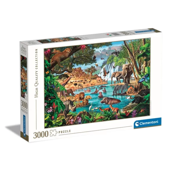 African Waterhole 3000 Piece Puzzle