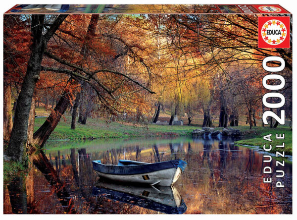 Boat on the Lake 2000 Piece Puzzle