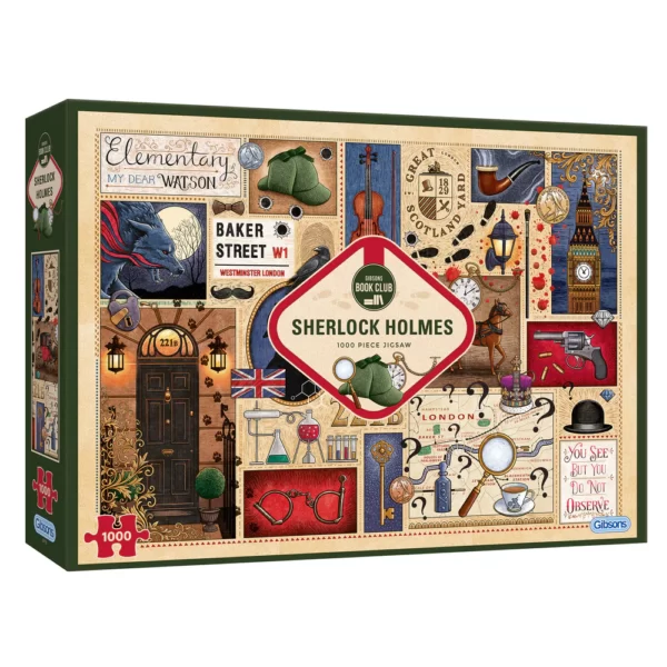 Book Club Sherlock Holmes 1000 Piece Puzzle